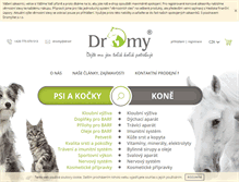 Tablet Screenshot of dromy.cz